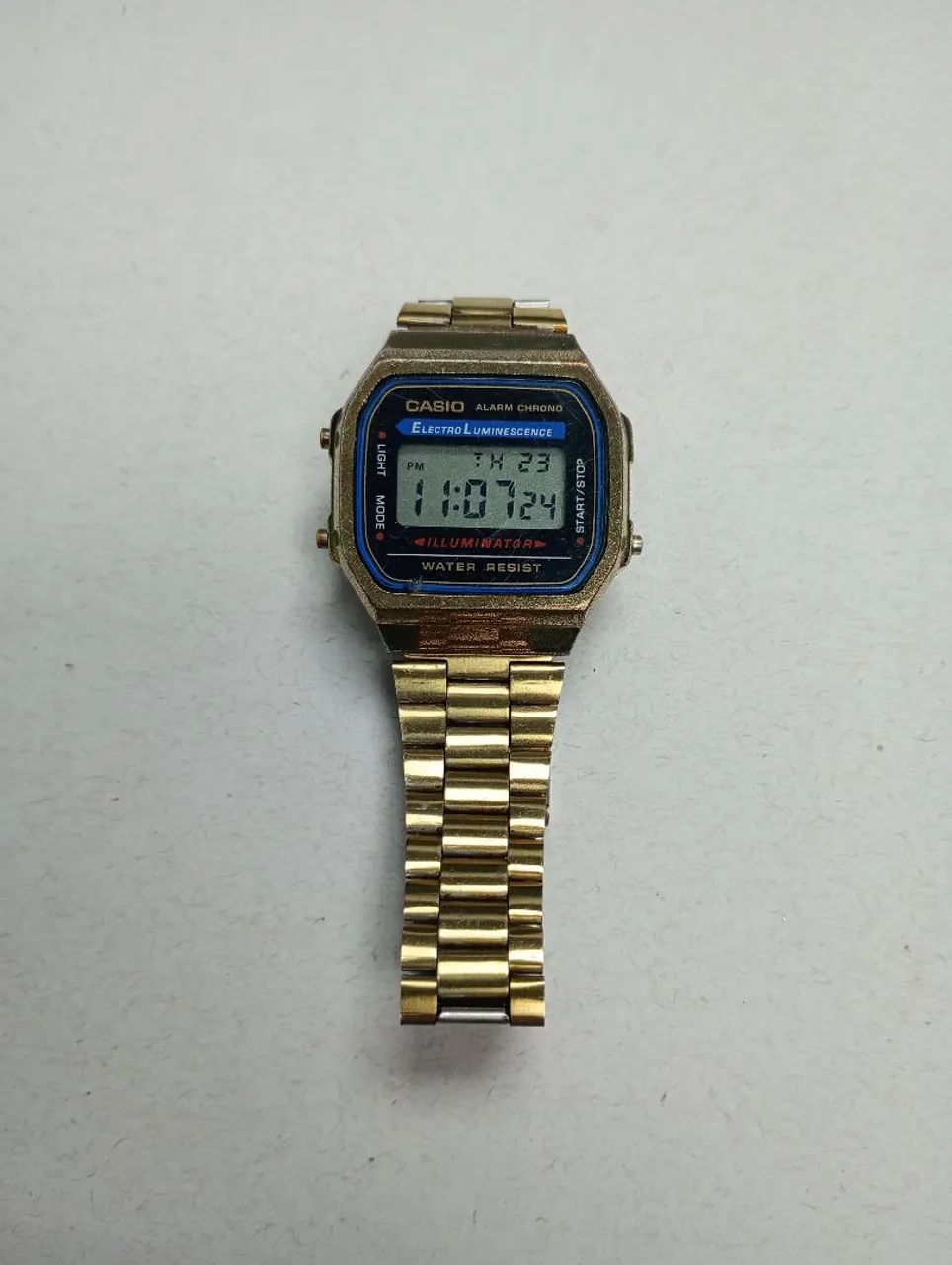 relógio casio vintage a168 dourado - Foto 3