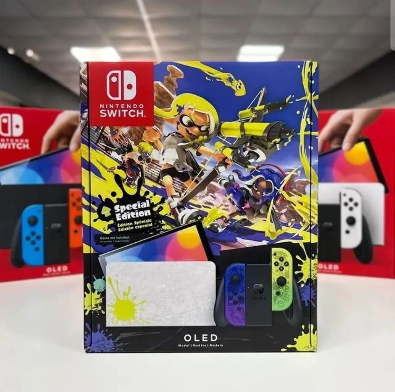 Console Nintendo Switch OLED - Splatoon 3 Special Edition - Foto 2