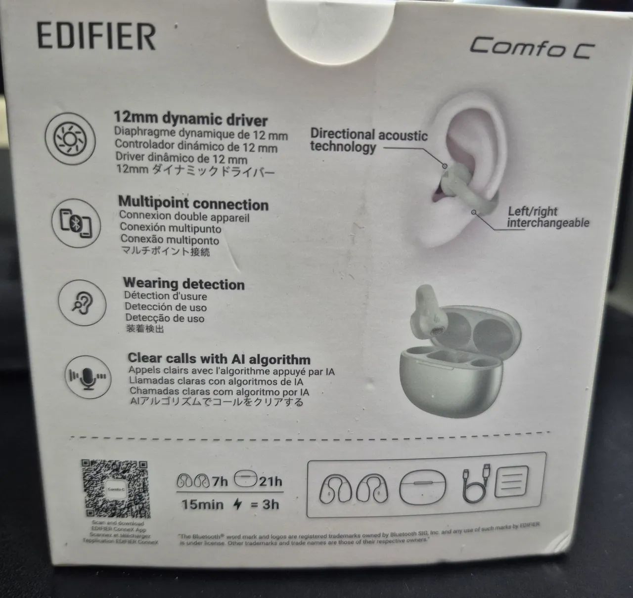 Fone Bluetooth TWS Edifier Comfo C - Foto 3