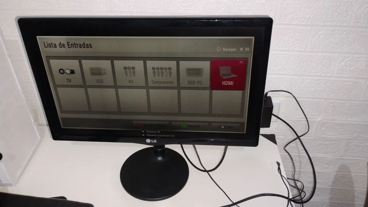 Monitor TV LG 22 polegadas 60hz