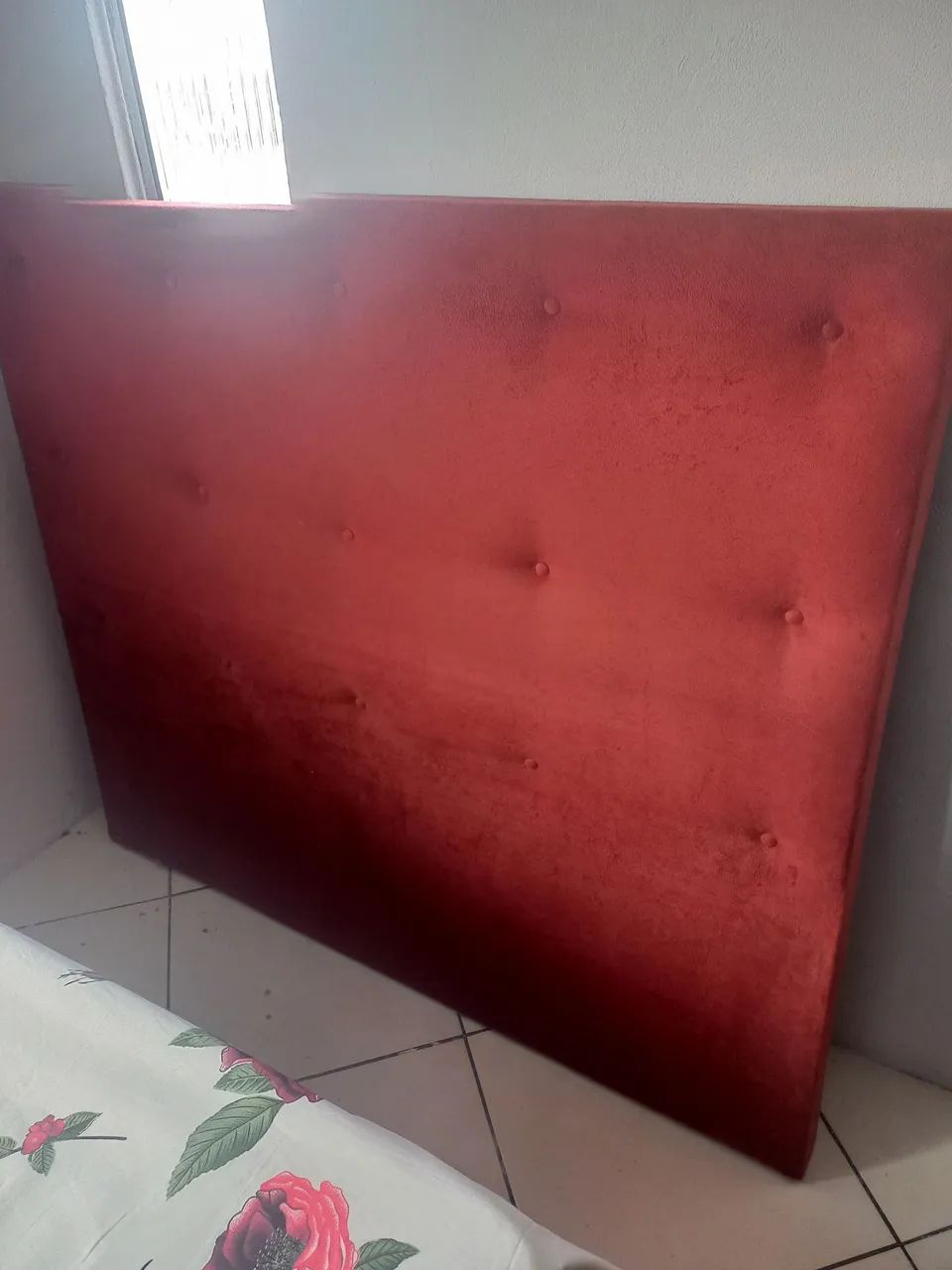 Cabeceira de cama acolchoada 