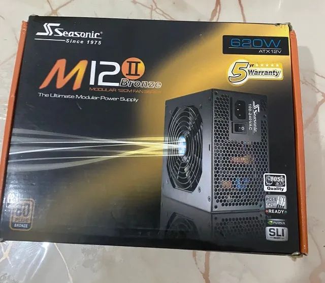 Fonte Seasonic MI2 II 620W - Modular 80 Plus