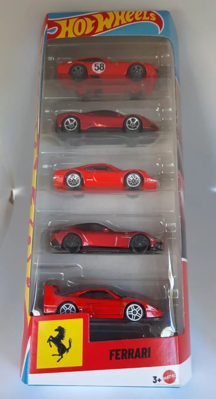 Hot Wheels Five Pack 5 Ferrari