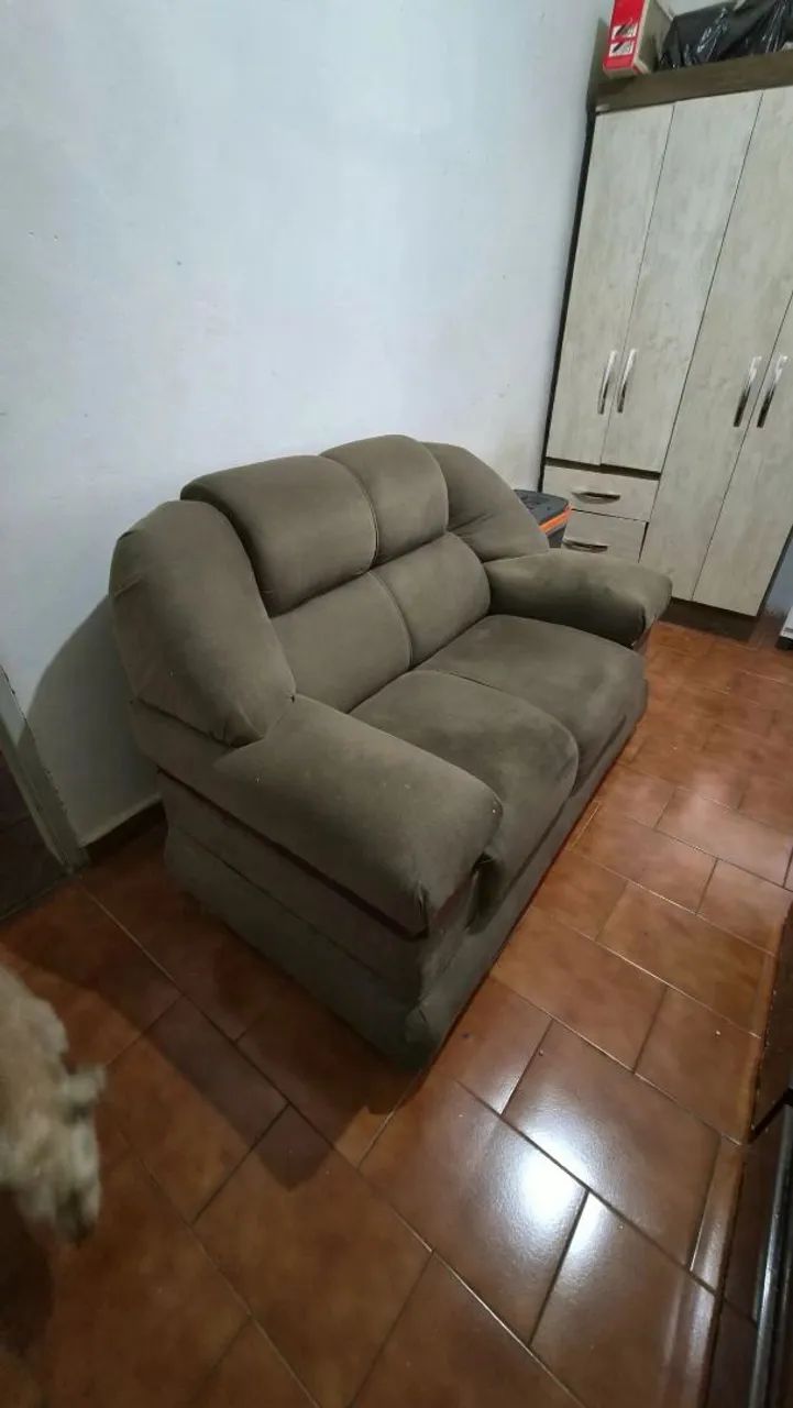 Sofá 2 lugares usado - Foto 2
