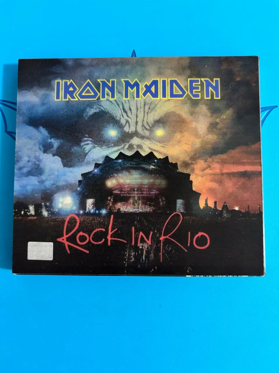 Iron Maiden Rock in Rio - CD Duplo e luva holográfica 