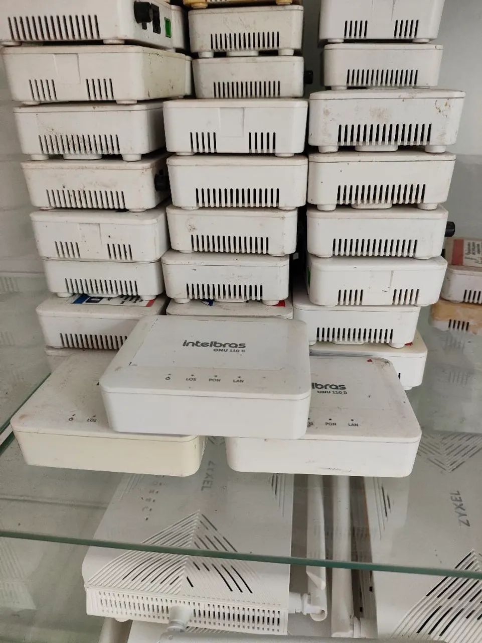 10 ONU INTELBRAS 110B GPON USADA COM FONTE 