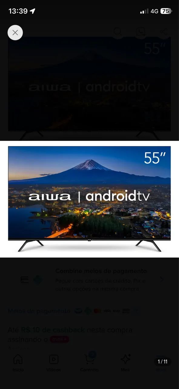 TV AIWA 55 - com defeito  - Foto 3