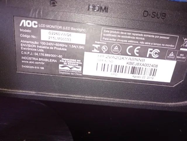 Monitor Gamer AOC 21.5" - Foto 4