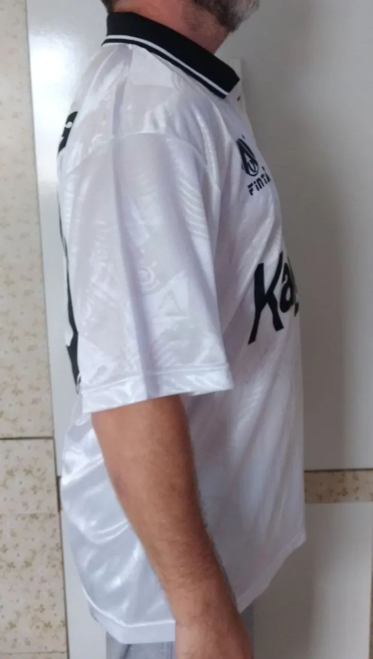 camisa corinthians 1990 original de época autografada - Foto 4