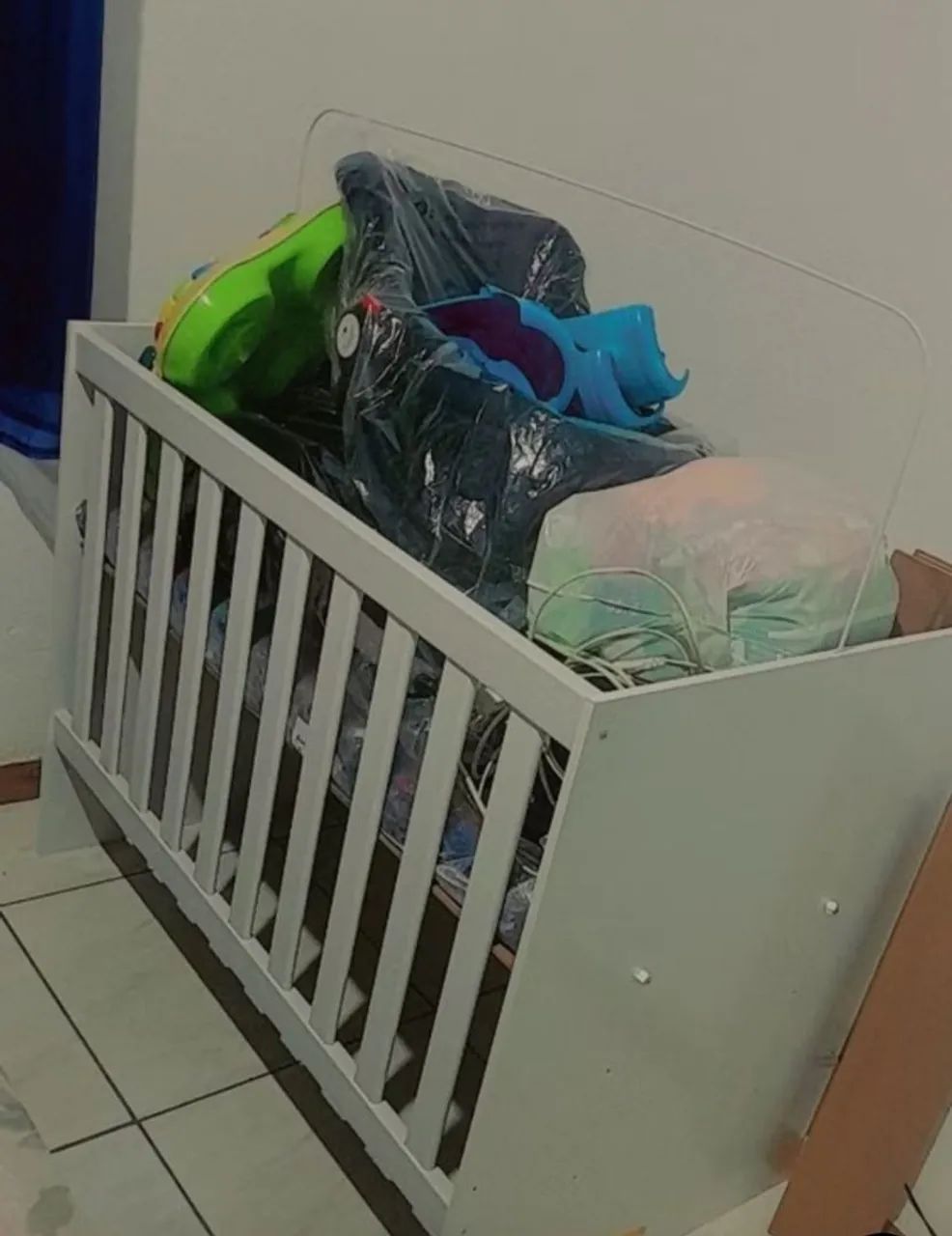 Berço infantil com colchão Ortobom - Foto 3