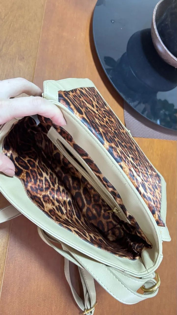 Bolsa Bege Carmen Steffens - Foto 5
