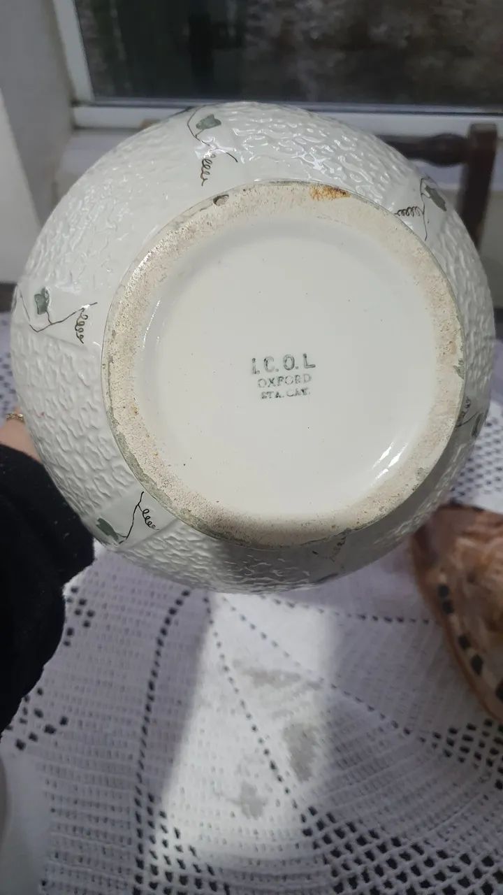 Vaso cachepô cerâmica antigo - Foto 2