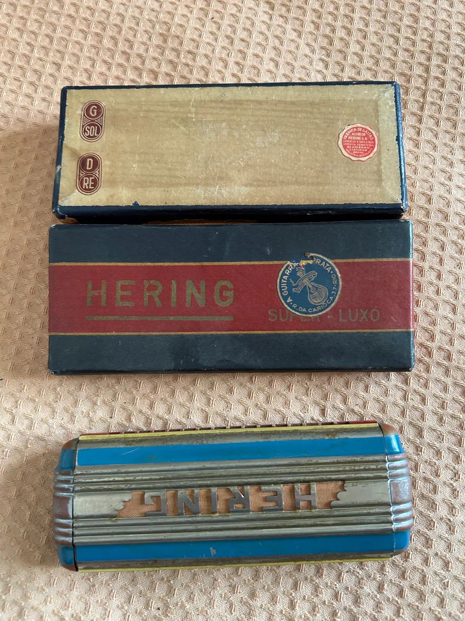 Gaita Hering Super Luxo Vintage com caixa original - Foto 3