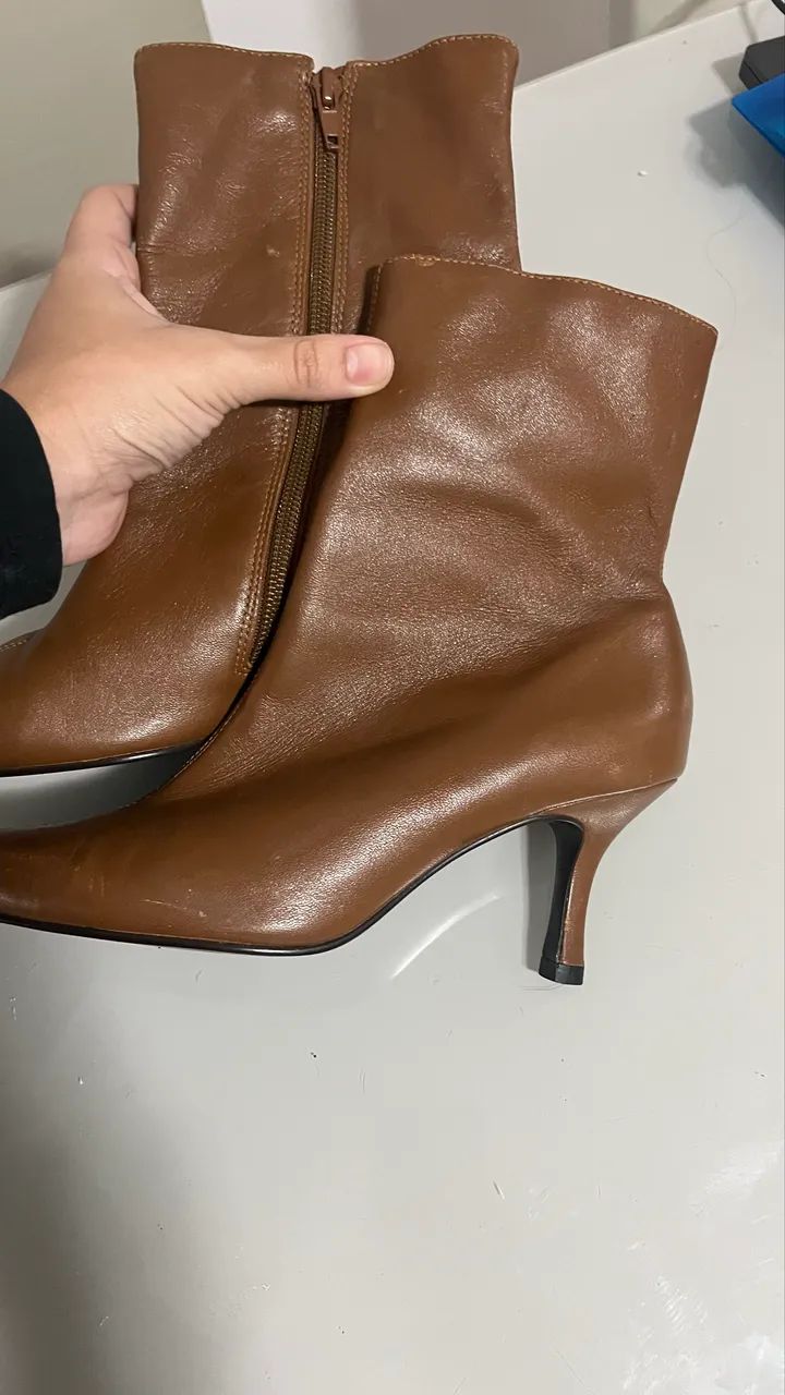 Bota de couro Arezzo  - Foto 4