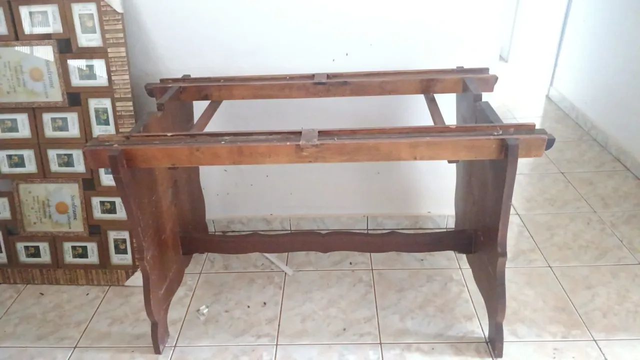 Base de mesa em madeira maciça  - Foto 3
