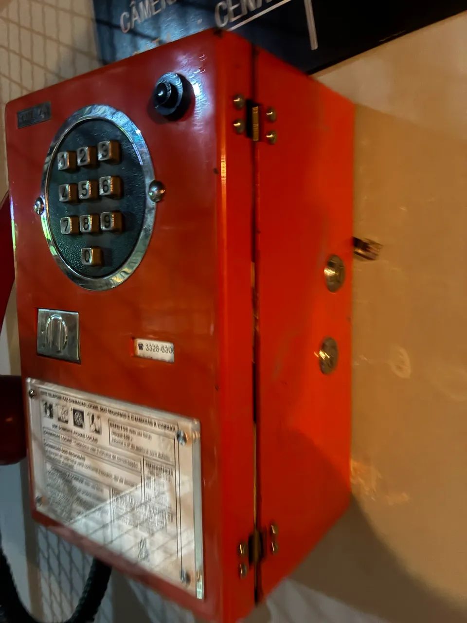 Telefone antigo orelhão  - Foto 3