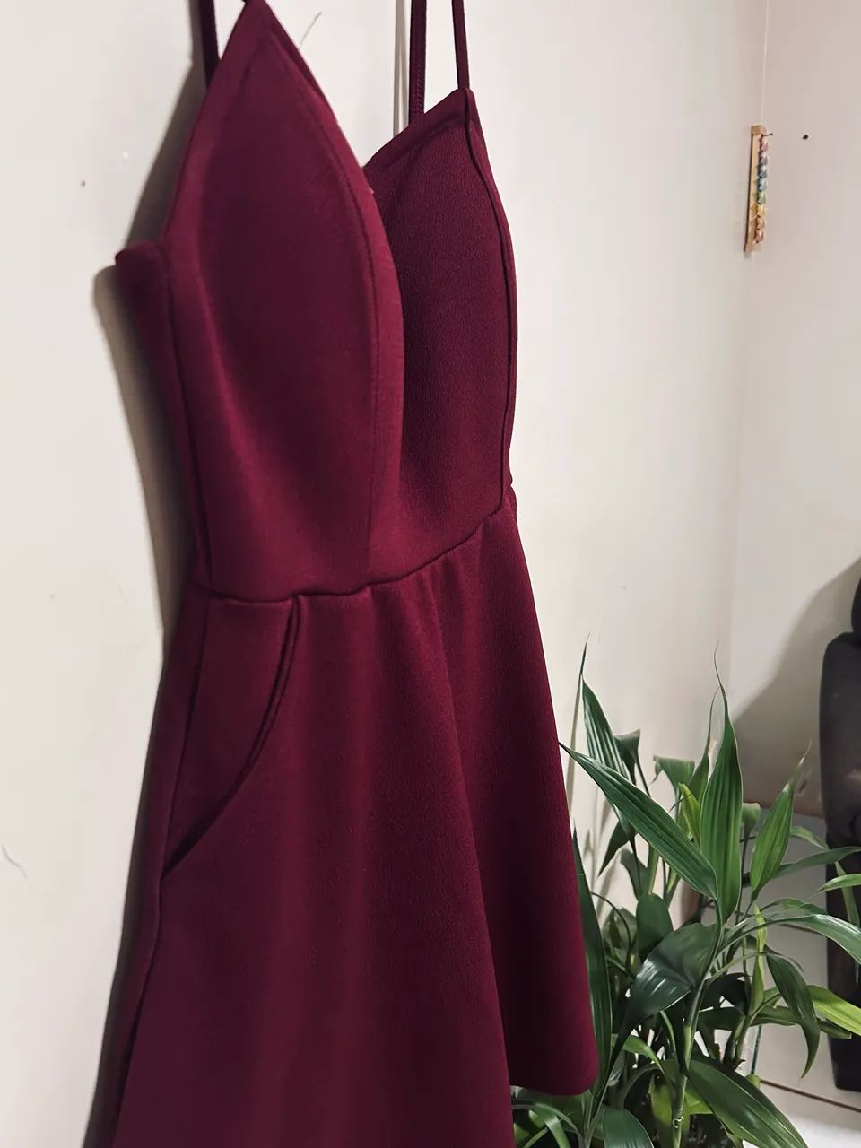 Vestido vinho - Foto 2