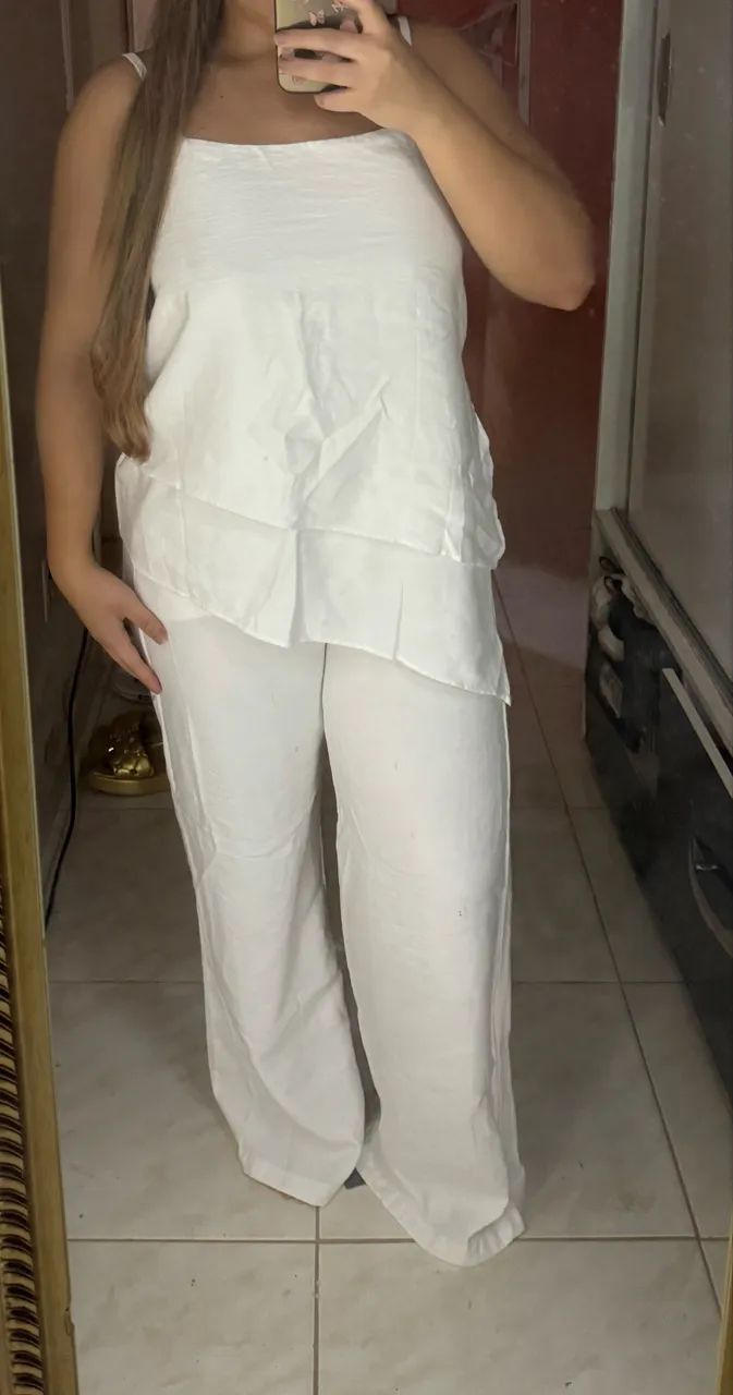 Conjunto elegante branco  - Foto 2