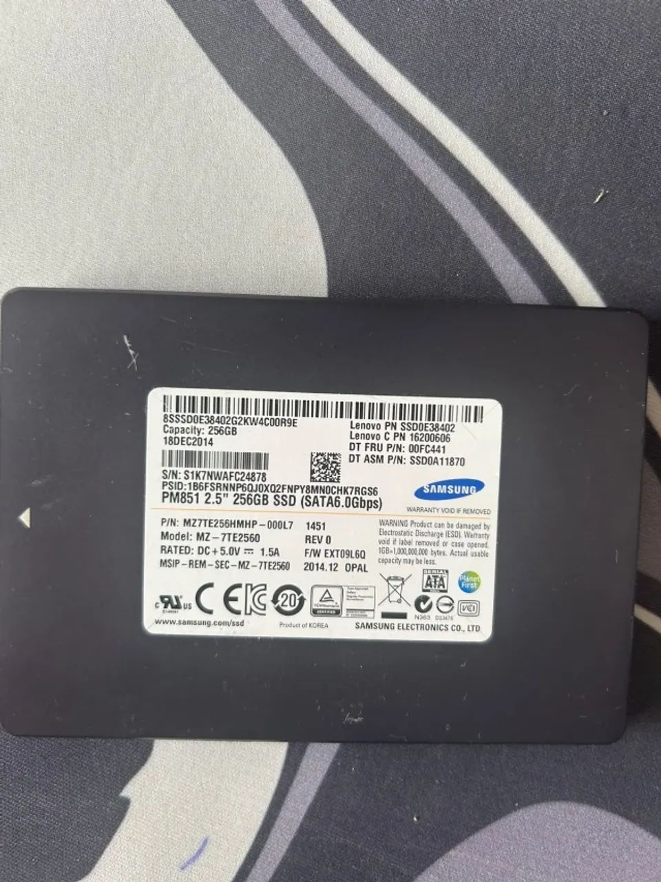 ssd samsung 256gb
