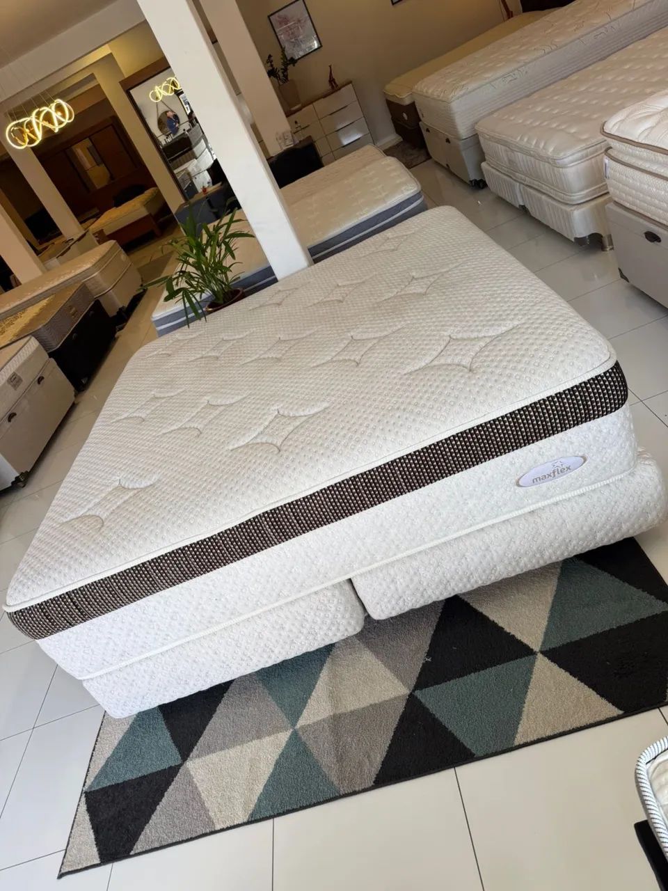Conjunto SUPER KING MAXFLEX LÁTEX SEMINOVO TOP  - Foto 3