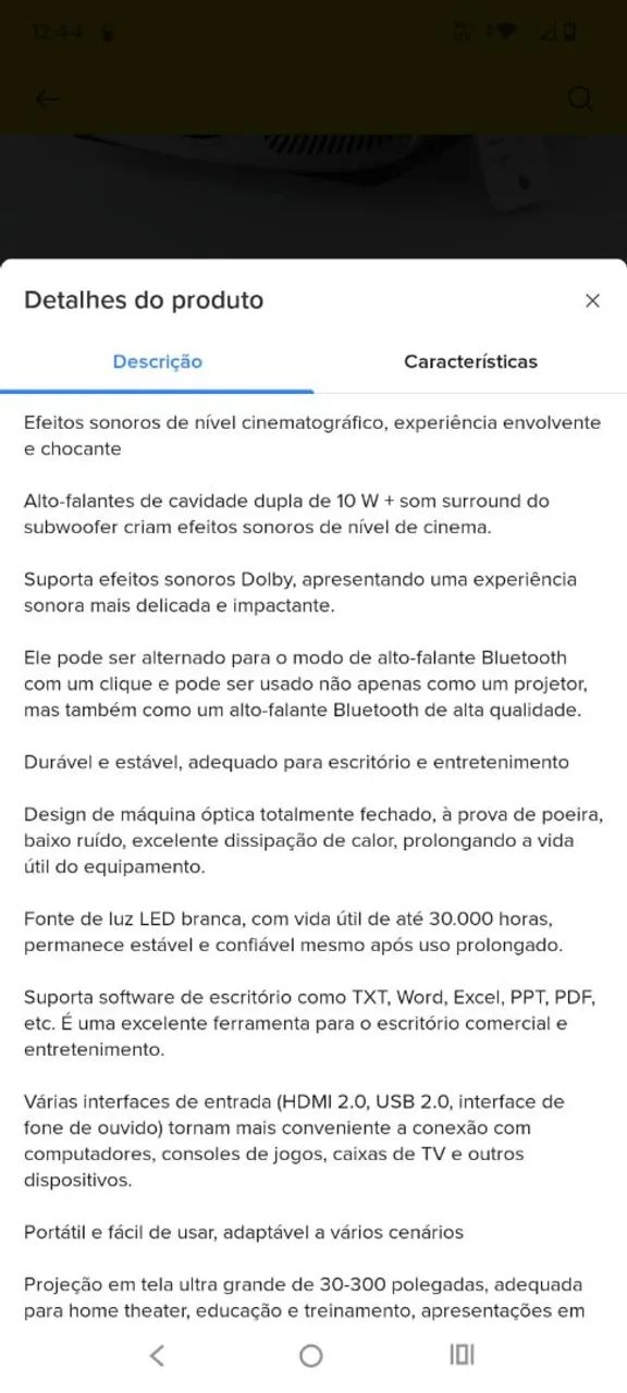 Projetor  - Foto 4