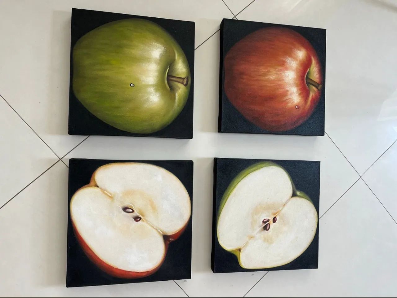 Conjunto 4 quadros 