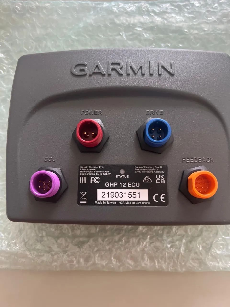 Central de piloto automático ECU 12 Garmin para comando Mecânico/Retrofit/Solenóide