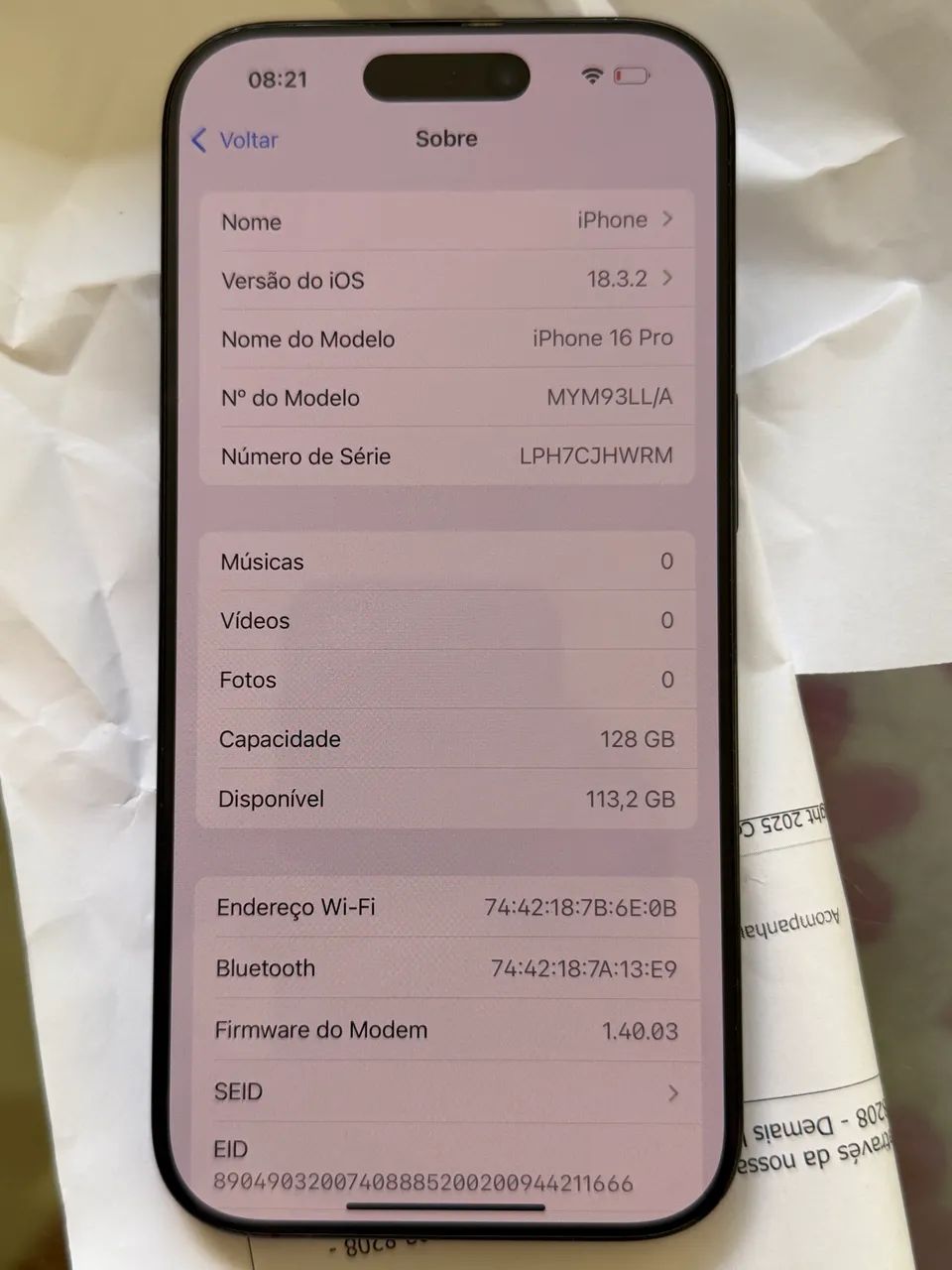 iPhone 16. Pro 128gb - Foto 5