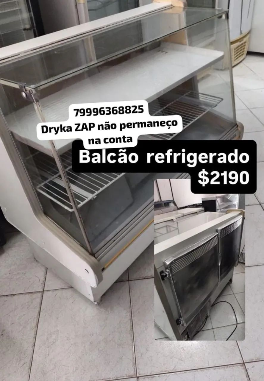 Balcão expositor refrigerado 