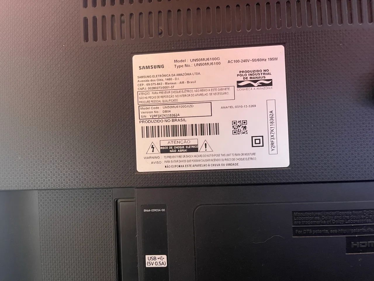 Tv Samsung 50 ( Não funciona) - Foto 3