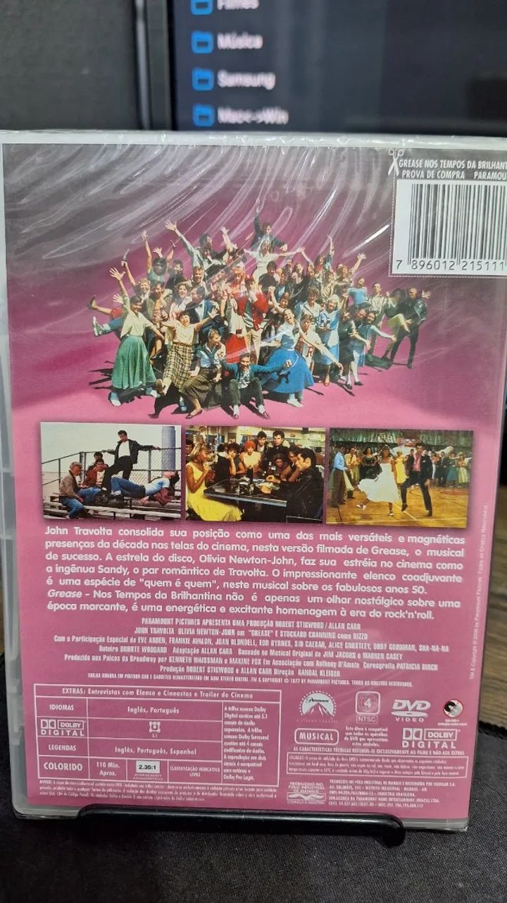 DVD Dirt Dancing e DVD Grease Nos Tempos da Brilhantina - Foto 3