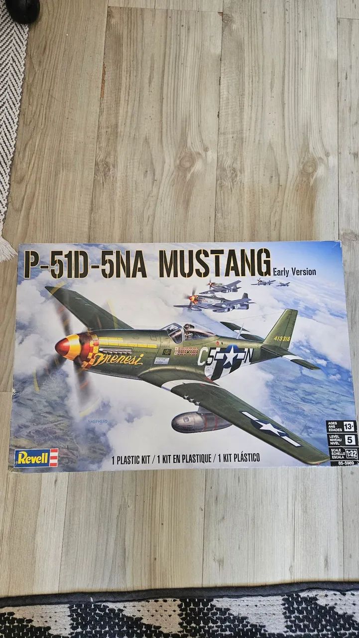 P-51D-15-5NA Mustang - 1/32 - Revell - Hobbies e coleções