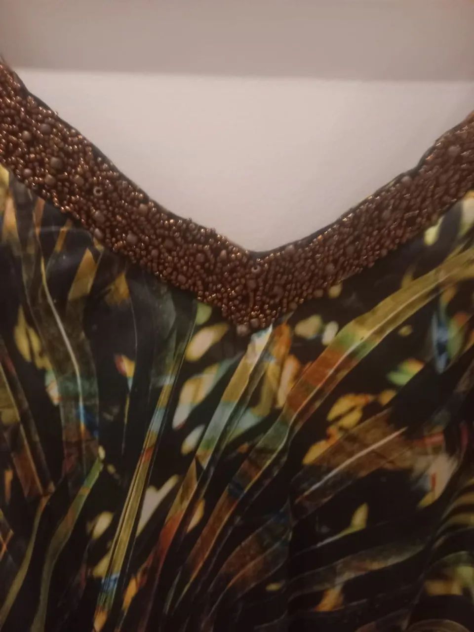 Vestido estampado, marca Cantão  - Foto 4
