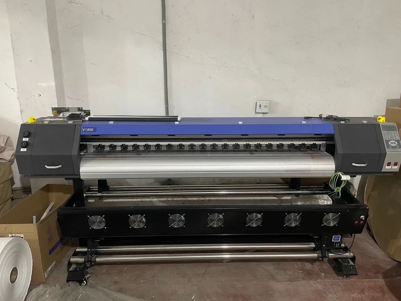 Impressora eco solvente de 1.80m de boca. 