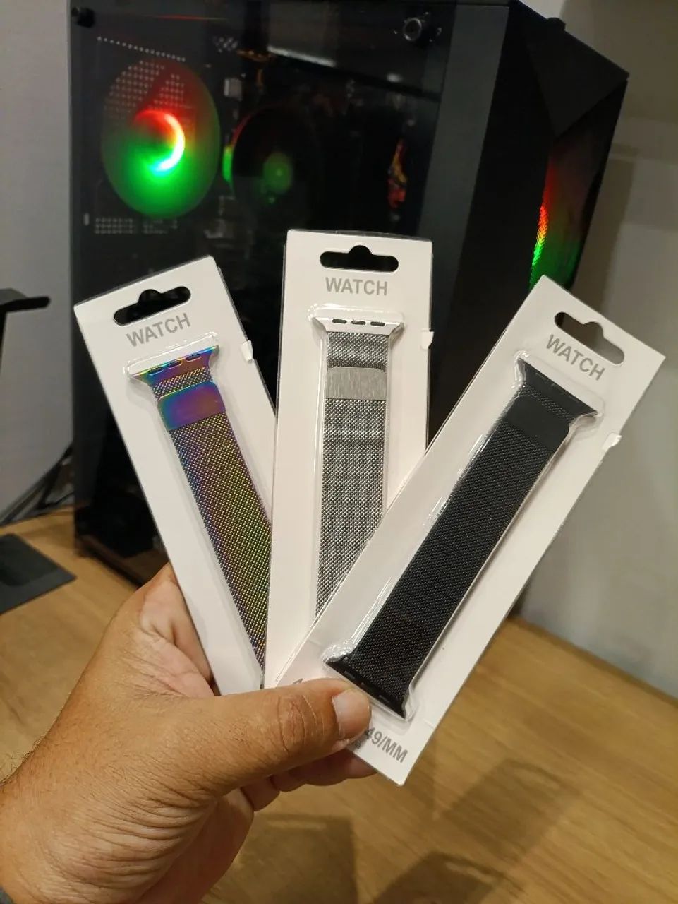 Pulseira milanesa smartwatch 42/44mm ( cada )  - Foto 2
