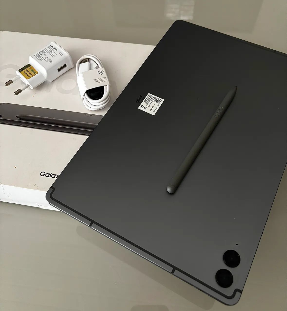 Samsung Galaxy Tab S9 FE+ - Completo com S Pen, caixa e carregador - Foto 2