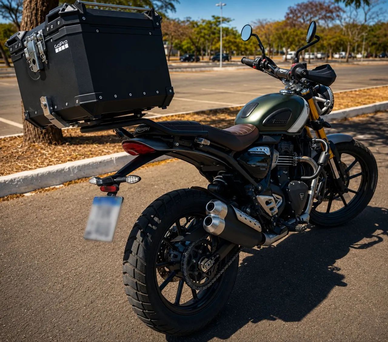 Triumph Scrambler 400x impecável  - Foto 2