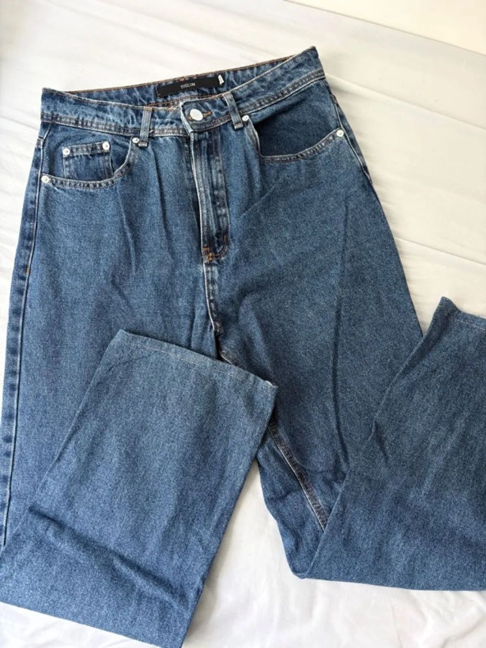 calça jeans youcom azul claro 42 - Foto 2