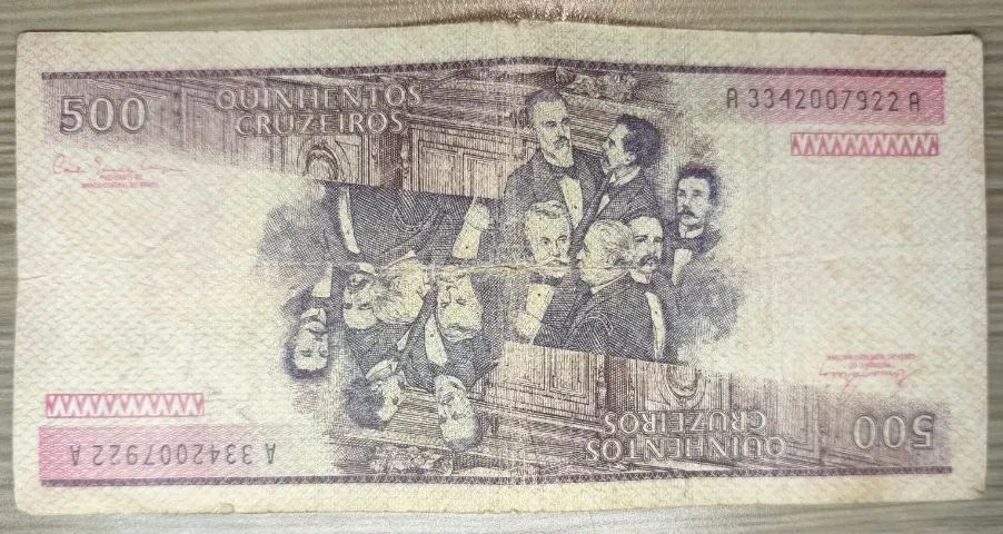 Cédula 500 Cruzeiros - Foto 2