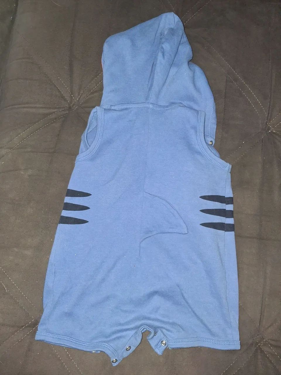 Roupa / fantasia tubarão para bebe 6 a 9 meses - Foto 4