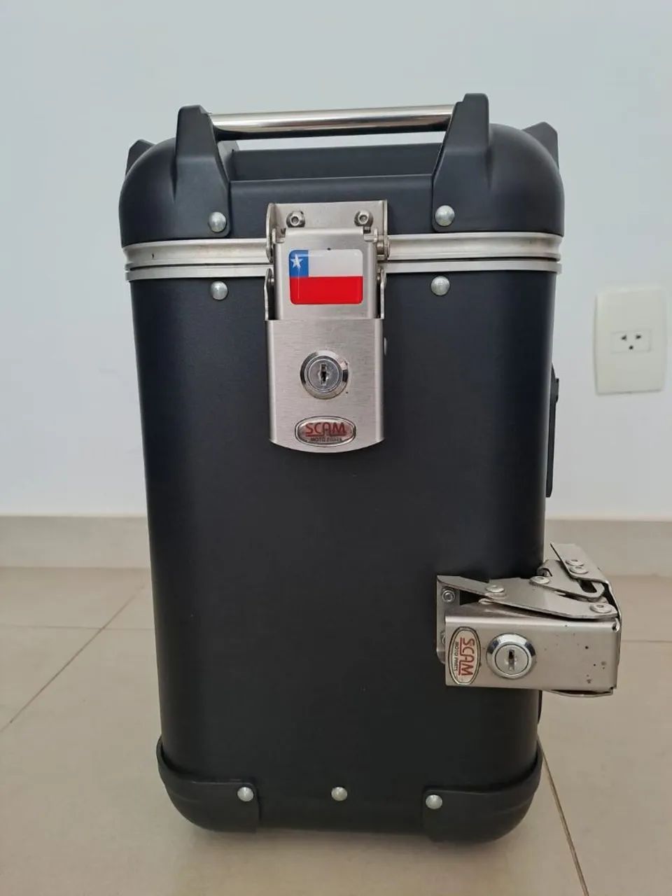 Kit Bau: Bauleto Traseiro + Bau Lateral para Moto - Foto 5