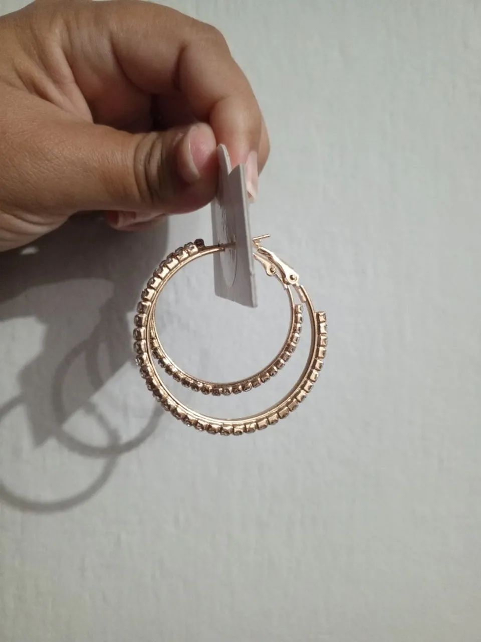 Argola com strass - Foto 2