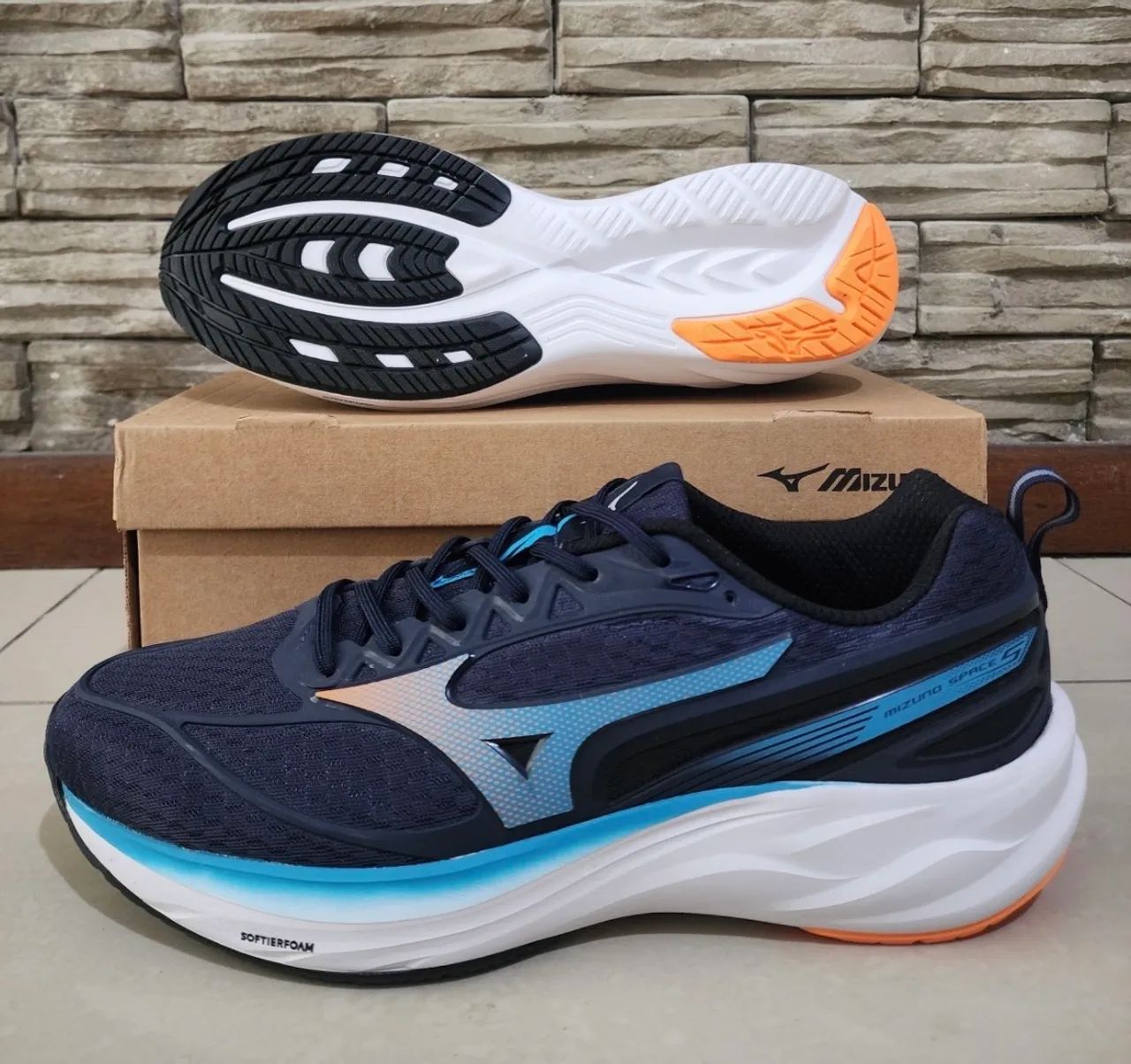 Tênis Mizuno Space 5 tamanho 45 - Foto 4