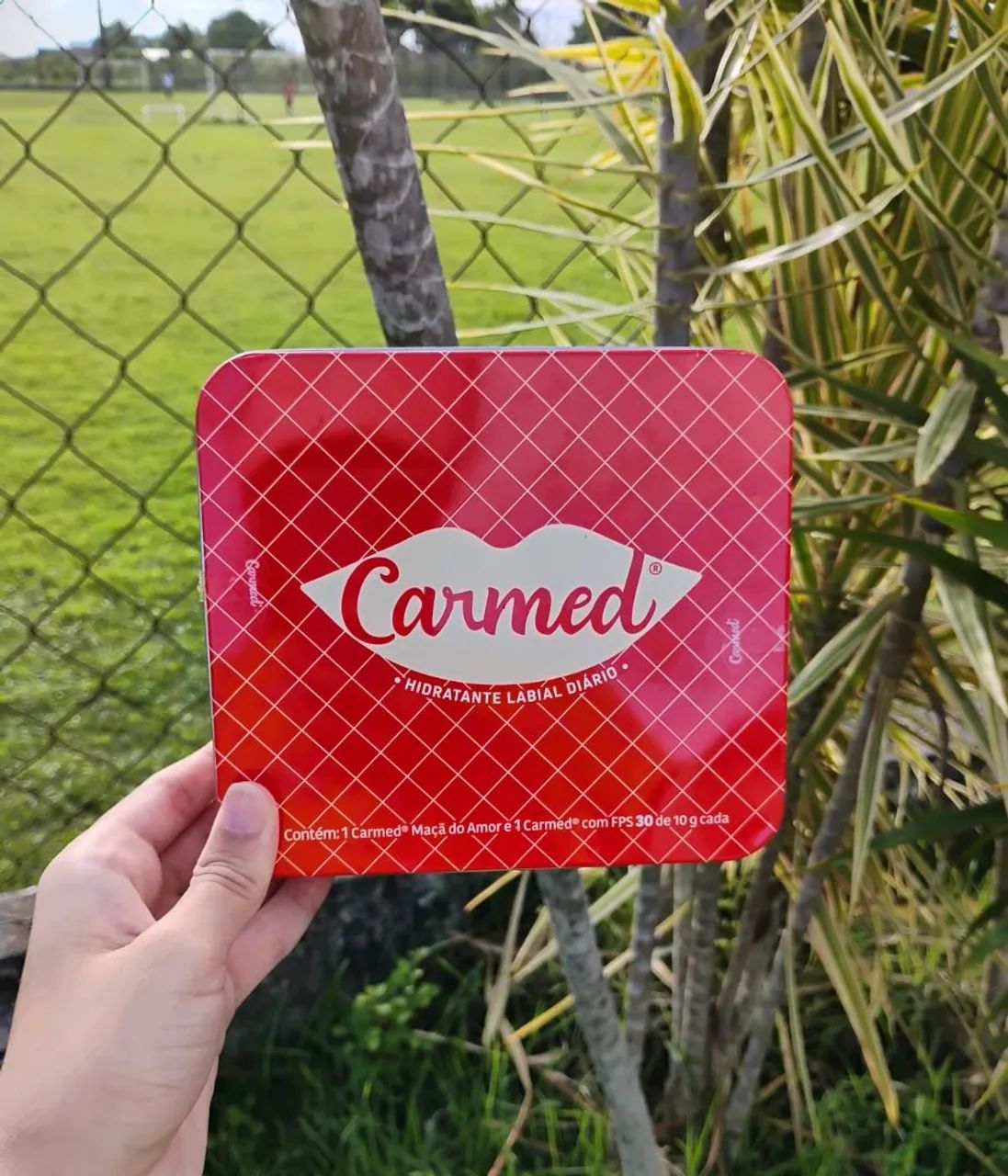 Lata de natal carmed: 1 Carmed maçã do amor e 1 carmed fps 30 - Foto 3
