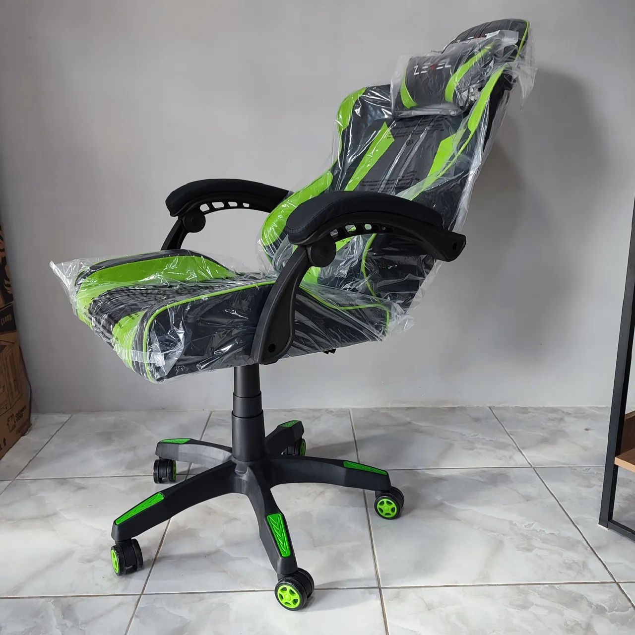 Cadeira Gamer Level LVC01DN Green - Foto 3