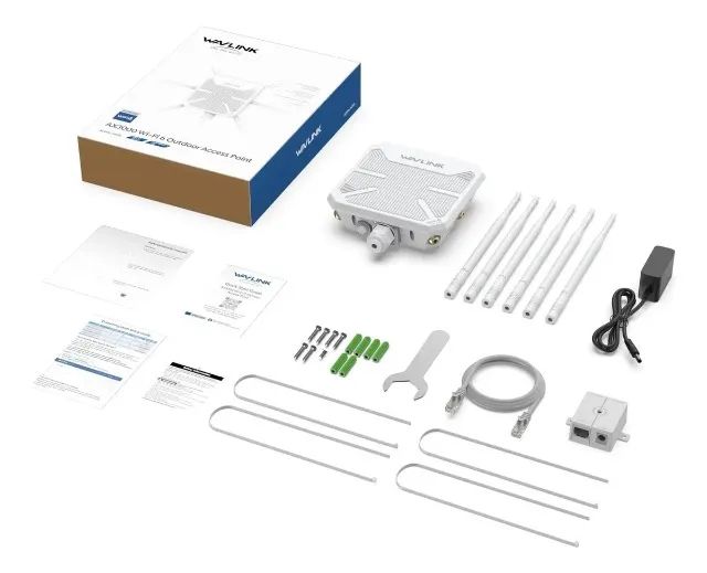 Roteador Repetidor Wavlink AX3000 Wi-Fi 6 Gigabit Outdoor Externo 5Ghz Lacrado Original - Foto 3