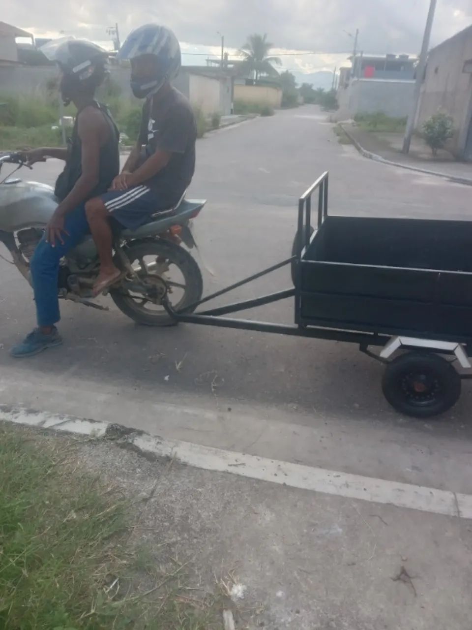 carretinha para moto e bike - Foto 5
