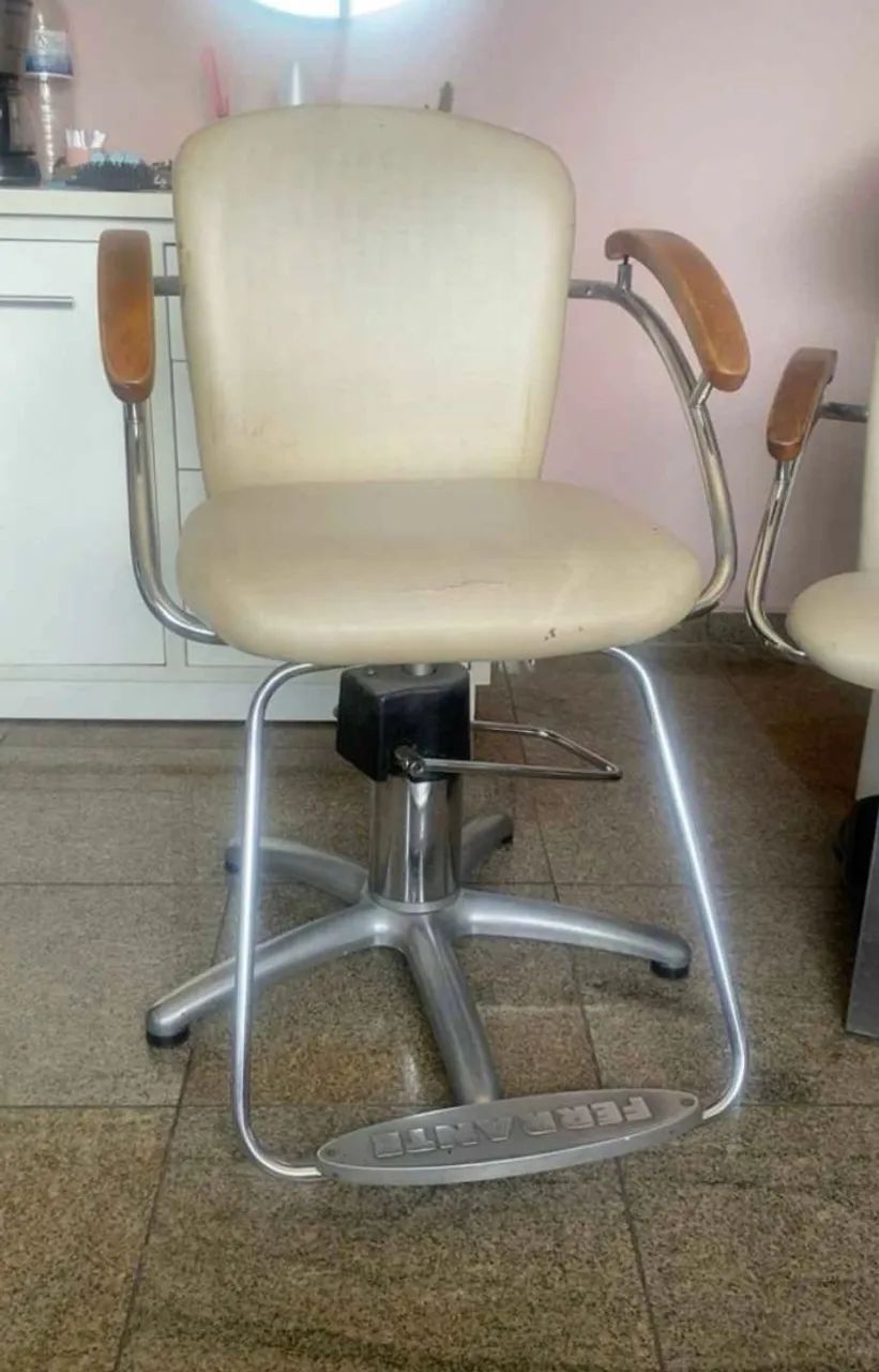 Lavatório e cadeira cabeleireiro 