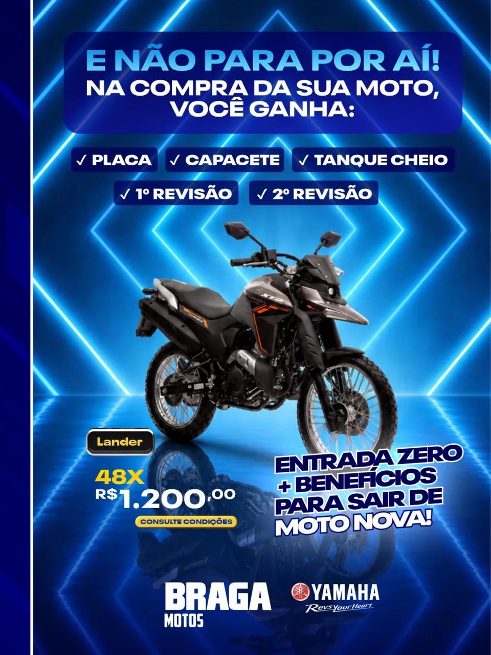 Sai com sua moto 0km - Foto 4