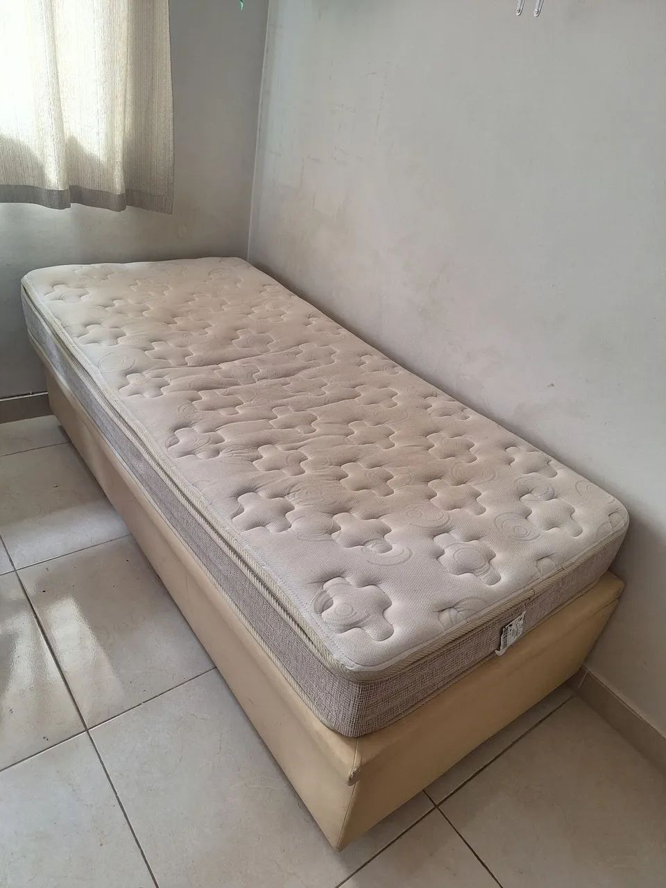 Cama box de solteiro com baú + Colchão - Foto 3